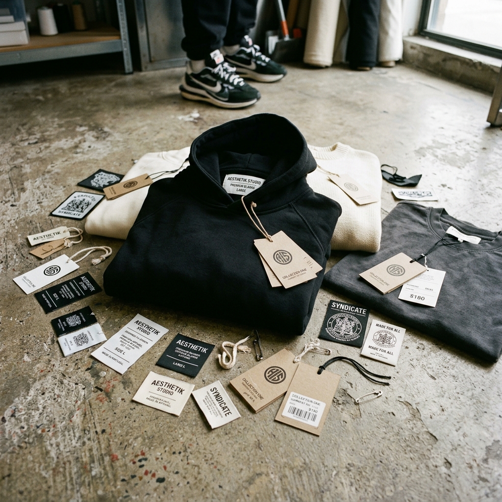 Building a Streetwear Brand Identity: Tees, Hang Tags, and Stickers